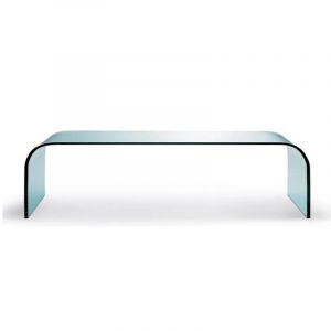 FONTANA ARTE table basse TAVOLINO CURVO (140 cm - Verre)