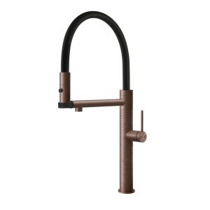 GESSI mitigeur robinet de cuisine 60212 MECCANICA Gessi316 Collection (Copper Brushed PVD - M&eacute;tal)