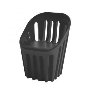 SLIDE chaise fauteuil pour l'extérieur COLISEUM (Elephant Grey - Polyéthylène)