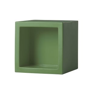 SLIDE élément modulaire OPEN CUBE 73 cm (Vert mauve - Polyéthylène)