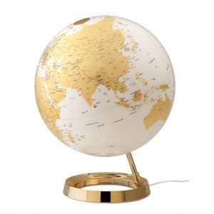 ATMOSPHERE lampe de bureau mappemonde LIGHT & COLOUR BRIGHT (Gold - PMMA)