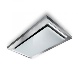 FABER hotte de suspension SKYPAD 2.0 à recyclage (Blanc - Vetro e acciaio inox)