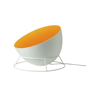 IN-ES.ARTDESIGN lampadaire H2O F (Blanc / orange - acier et Nebulite)