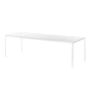 ZEUS table rectangulaire TAVOLO (L 200 cm - m&eacute;tal et FENIX NTM blanc)