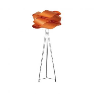 LZF LUZIFER lampadaire LINK (Orange - Vernis à bois)