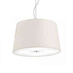 MODOLUCE lampe à suspension MILLELUCI Ø 80 cm (Wool - Tissu et plexiglas opale)