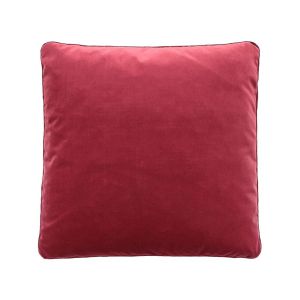 KARTELL coussin pour canapé LARGO 7175 48x48 cm (Rouge cardinal - Velours)