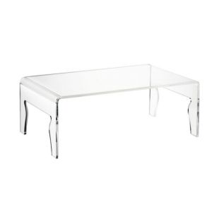 EMPORIUM table basse NAIF (Grand - Verre acrylique)