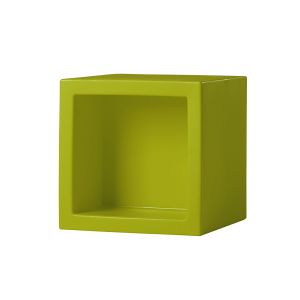 SLIDE élément modulaire OPEN CUBE 43 cm (Citron vert - Polyéthylène)