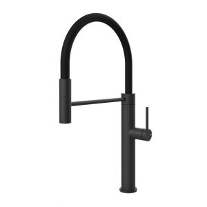 GESSI mitigeur robinet de cuisine 60012 MECCANICA Gessi316 Collection (Matt Black - M&eacute;tal)
