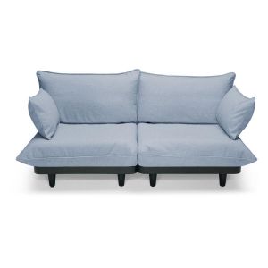 FATBOY canap&eacute; &agrave; 2 places pour l&rsquo;ext&eacute;rieur PALETTI LOUNGE SOFA (Storm Blue - Polypropyl&egrave;ne et ol&eacute;fine)