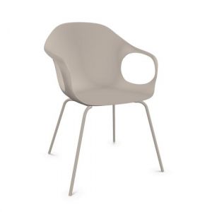 KRISTALIA fauteuil avec pieds ELEPHANT (Beige - acier verni et polyuréthane)