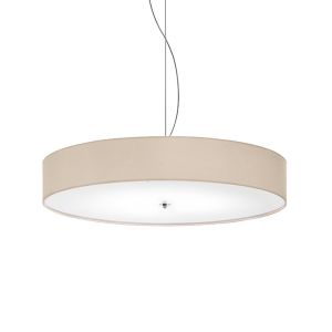 MODOLUCE lampe à suspension DISCOVOLANTE LED DIMMER DALI Ø 40 cm (Plissé ribbon - Tissu)