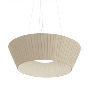 MODOLUCE lampe à suspension REVERSE BASIC B Ø 80 cm (Plissé ribbon - Tissu et PMMA opale)