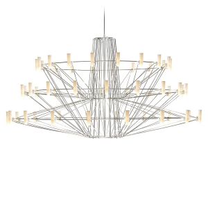 MOOOI lampe à suspension COPPELIA LARGE (Chrome - acier et polycarbonate)