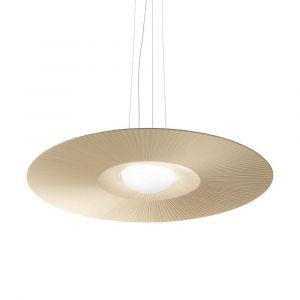 MODOLUCE lampe à suspension MOOD Dimmer PUSH-DALI Ø150cm (Plissé ribbon - Tissu et PMMA)