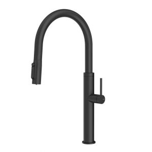GESSI mitigeur robinet de cuisine extractible 60822 FLESSA Gessi316 Filtered Collection (Matt Black - M&eacute;tal)