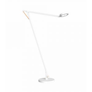 ROTALIANA lampadaire STRING F1 (Blanc mat, cordon orange, dim to warm - Aluminium)