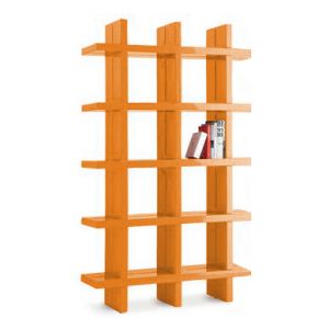 SLIDE bibliothèque MY BOOK 3X5 (Orange - Polyéthylène)