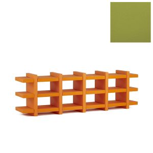 SLIDE bibliothèque BOOKY 5 (Citron vert - Polyéthylène)