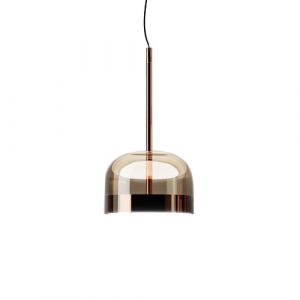 FONTANA ARTE lampe à suspension EQUATORE SMALL (Cuivre Brillant - verre et métal)