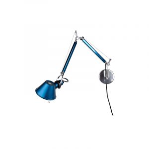 ARTEMIDE lampe murale applique TOLOMEO MICRO (Bleu anodisé - Aluminium)