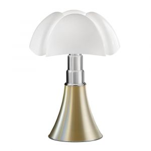 MARTINELLI LUCE lampe de table PIPISTRELLO avec dimmer (Laiton satin&eacute; - M&eacute;tal et m&eacute;thacrylate)