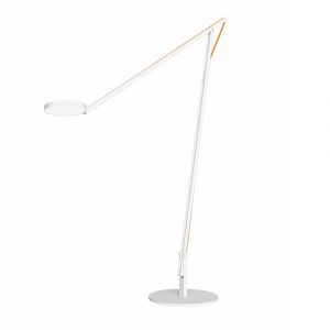 ROTALIANA lampadaire STRING XL (Blanc mat, cordon orange - Aluminium)