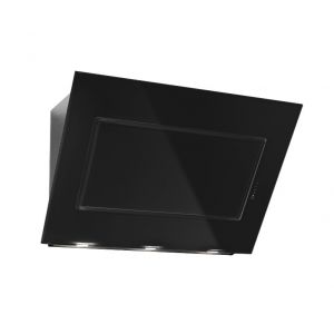 FALMEC hotte murale QUASAR (Noir 80 cm - Acier Inox / Verre)