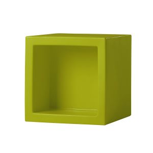 SLIDE élément modulaire OPEN CUBE 73 cm (Citron vert - Polyéthylène)