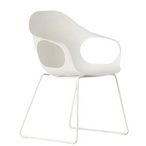 KRISTALIA fauteuil avec luge ELEPHANT (Blanc - acier verni et polyuréthane)