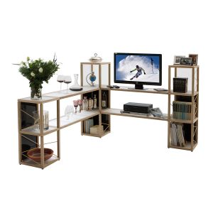 LE ZIE DI MILANO syst&egrave;me modulaire I CASTELLI di ZIA BABELE BACAHP4 (Ch&ecirc;ne naturel - Bois massif et acrylique)