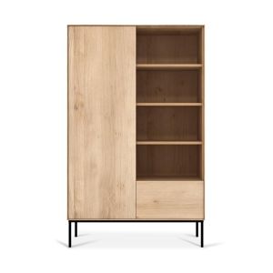 ETHNICRAFT meuble commode haut WHITEBIRD (Naturel - Chêne et métal)