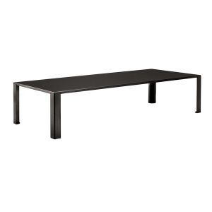 ZEUS table rectangulaire BIG IRONY TABLE (L 288 cm - métal traité par phosphatation noir)