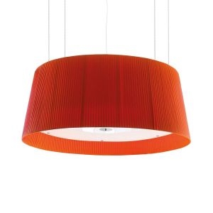 MODOLUCE lampe à suspension MILLELUCI Ø 150 cm (Plissé - Tissu et plexiglas opale)