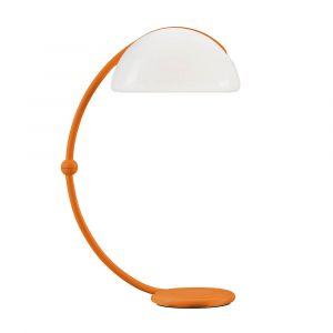 MARTINELLI LUCE lampadaire SERPENTE 60 (Orange brillant RAL 2011 - méthacrylate et métal)
