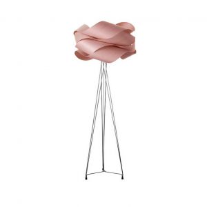 LZF LUZIFER lampadaire LINK (Rose pâle - Vernis à bois)