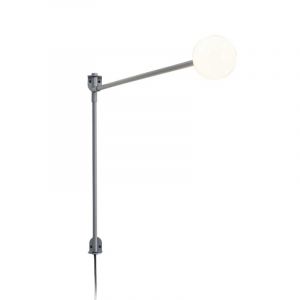 NEMO lampe murale POTENCE PIVOTANTE MINI (Gris - Aluminium)
