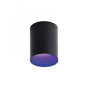ARTEMIDE lampe au plafond plafonnier TAGORA PLAFOND 270 avec faisceau lumineux 33° (noir/bleu, 4000K, dimmable - Aluminium)
