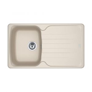 FRANKE &eacute;vier avec 1 bol avec &eacute;gouttoir ANTEA AZG 611-86 (Sahara - Fragranite)