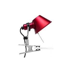 ARTEMIDE lampe pince TOLOMEO MICRO PINZA (rouge, halo/Led - Aluminium, acier)