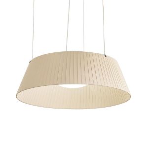 MODOLUCE lampe à suspension REVERSE BASIC A Ø 80 cm (Plissé ribbon - Tissu et PMMA opale)