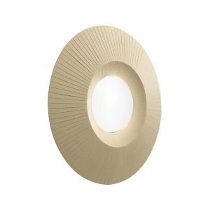 MODOLUCE lampe murale applique MOOD Dimmer PUSH-DALI Ø80cm (Plissé ribbon - Tissu et PMMA)