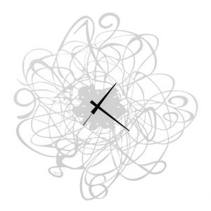 ARTI E MESTIERI horloge murale DOODLE [DERNI&Egrave;RES PI&Egrave;CES] (Blanc - M&eacute;tal)