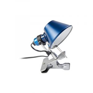 ARTEMIDE lampe pince TOLOMEO MICRO PINZA (bleu, halo/Led - Aluminium, acier)