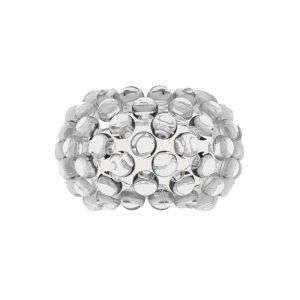 FOSCARINI lampe murale applique CABOCHE PLUS PETITE (Transparent - PMMA, polycarbonate, m&eacute;tal chrom&eacute; et aluminium)