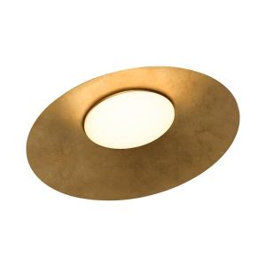 KDLN KUNDALINI lampe au plafond KATE (Feuilles d'or, 3000K - M&eacute;tal)