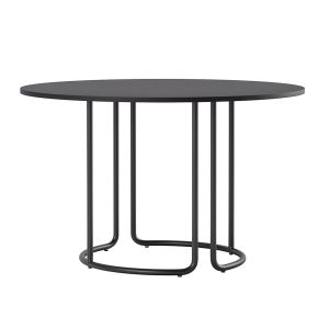 ALMA DESIGN table ronde SCALA Ø 140 cm (Couleur au choix - Plateau en laminé mélaminé et base en acier peint)