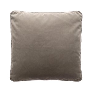 KARTELL coussin pour canapé LARGO 7175 48x48 cm (Gris tourterelle - Velours)