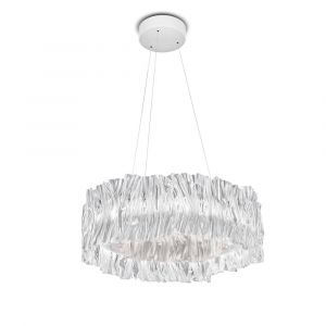 SLAMP lampe à suspension ACCORDÉON Accordeon (3000K Prisme / blanc - Lentiflex)